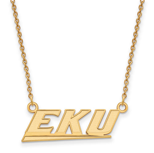 14ky Eastern Kentucky University Small EKU Pendant w/Necklace