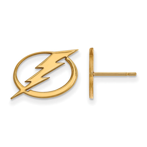10ky NHL Tampa Bay Lightning Small Post Earrings