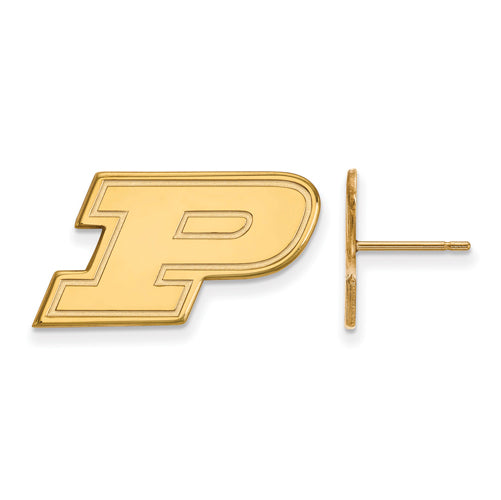 14ky Purdue Small Post Earrings