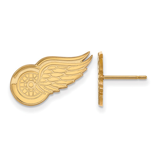 14ky NHL Detroit Red Wings Small Post Earrings