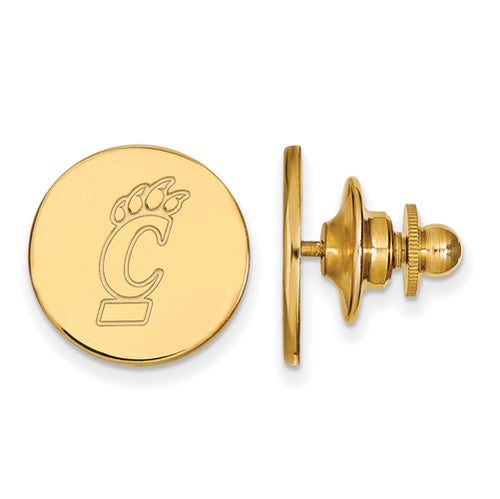 SS w/GP University of Cincinnati Lapel Pin