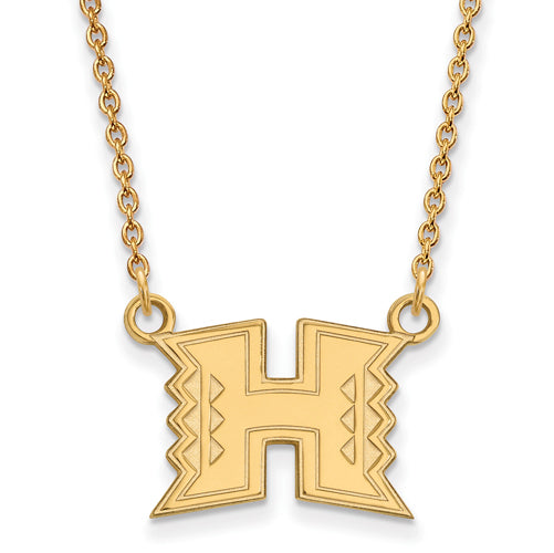 10ky The University of Hawaii Small Pendant w/Necklace