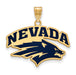 SS w/GP University of Nevada Large Enamel Pendant