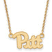 10ky University of Pittsburgh Small Pitt Pendant w/Necklace