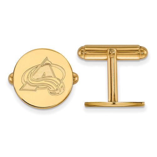 14ky NHL Colorado Avalanche Cuff Links