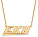 10ky Eastern Kentucky University Large EKU Pendant w/Necklace