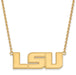 14ky Louisiana State University Large LSU Pendant w/Necklace