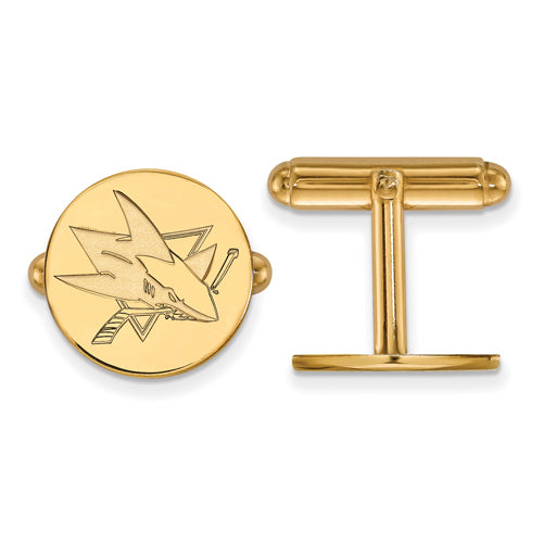 SS w/GP NHL San Jose Sharks Cuff Links