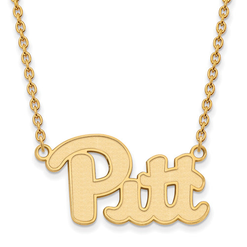 SS University of Pittsburgh Large Pitt Pendant w/Necklace
