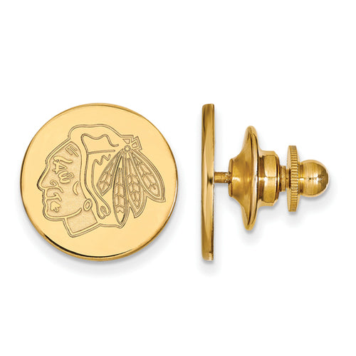 14ky NHL Chicago Blackhawks Lapel Pin