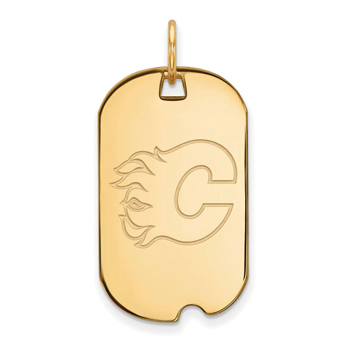 SS GP Calgary Flames Small Dog Tag