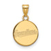 14k Gold MLB LogoArt Cleveland Guardians Small Disc Pendant