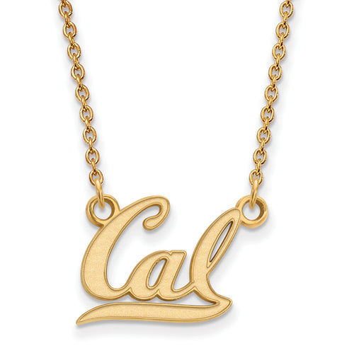 SS w/GP U of California Berkeley SmCAL Pendant w/Necklace