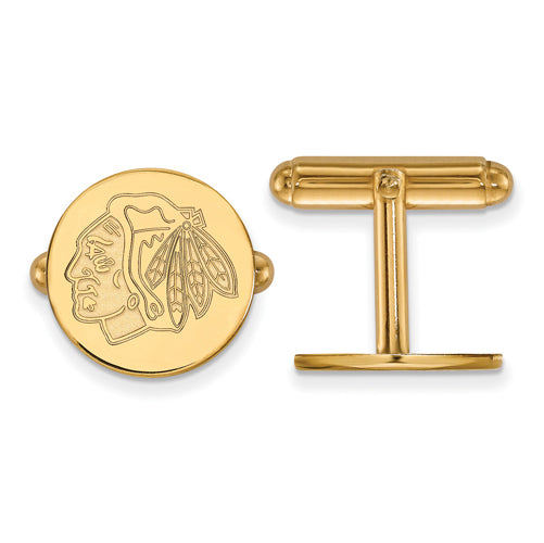 14ky NHL Chicago Blackhawks Cuff Links