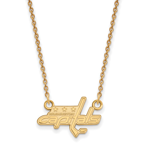 SS w/GP NHL Washington Capitals Small Pend w/Necklace