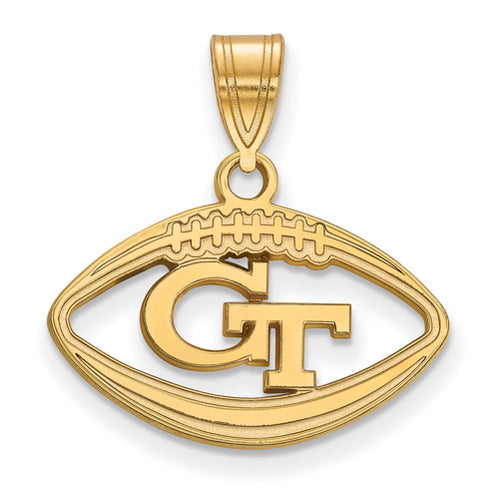 SS w/GP Georgia Institute of Tech Pendant in Football