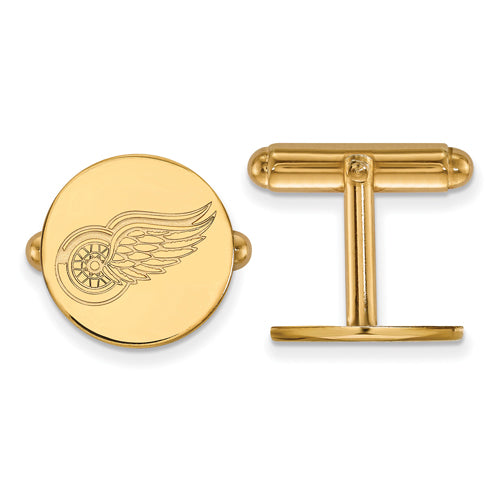 14ky NHL Detroit Red Wings Cuff Links