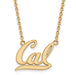 14ky University of California Berkeley Large CAL Pendant w/Necklace