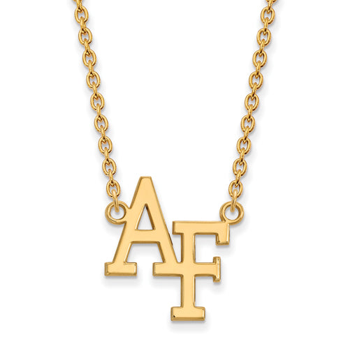 14ky US Air Force Academy Large Pendant w/Necklace