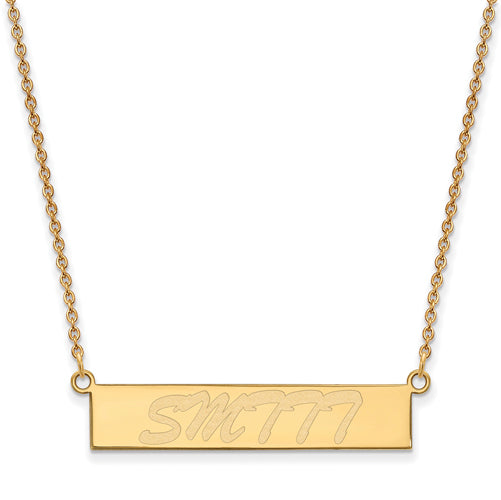 SS GP Southern Mississippi University of Small Bar Necklace