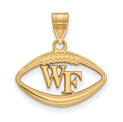 SS w/GP Wake Forest University Pendant in Football