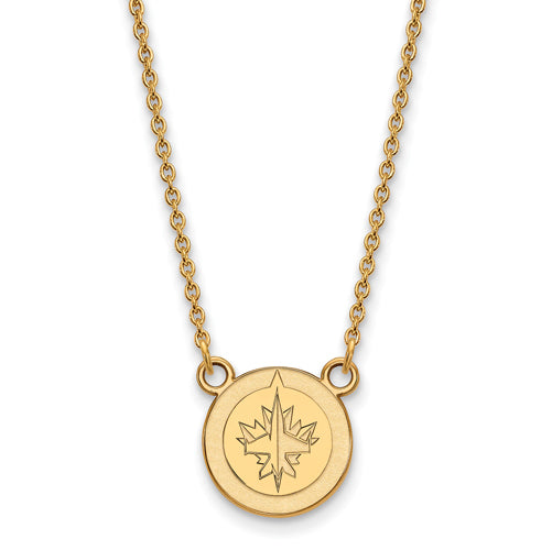 SS w/GP NHL Winnipeg Jets Small Pendant w/Necklace