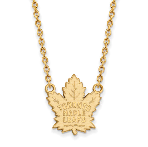 SS w/GP NHL Toronto Maple Leafs Large Pend w/Necklace
