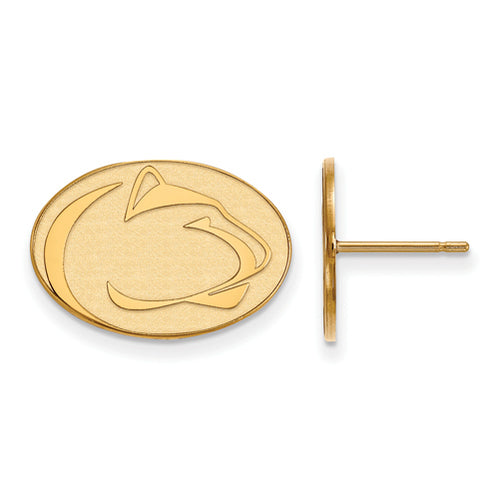 SS w/GP Penn State University Small Nittany Lion Post Earrings