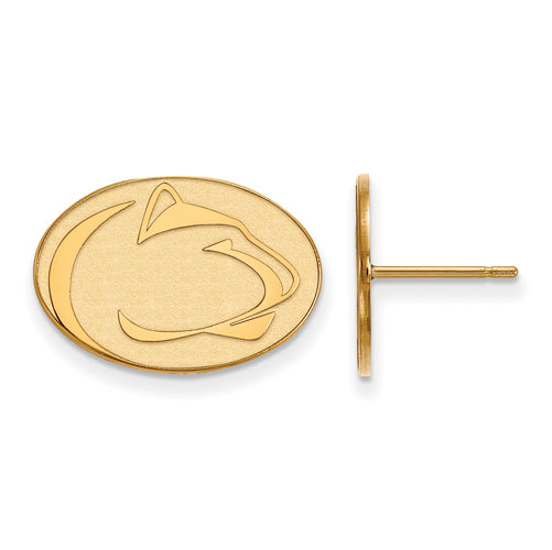 10ky Penn State University Small Nittany Lion Post Earrings