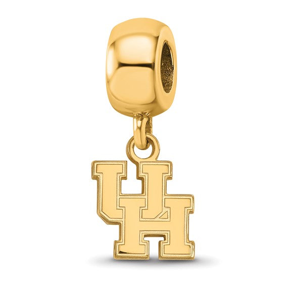 SS w/GP University of Houston U-H XS Dangle Bead Charm