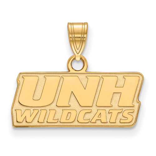 SS w/GP University of New Hampshire Small UNH WILDCATS Pendant
