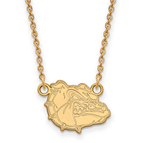 GP Sterling Silver LA Gonzaga Univ Small Pendant w/ Necklace