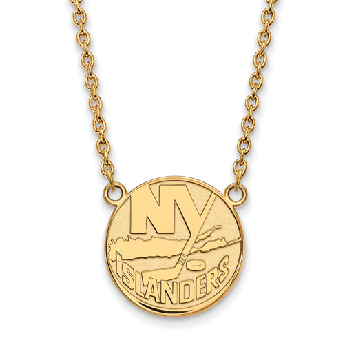 SS w/GP NHL New York Islanders Large Pend w/Necklace