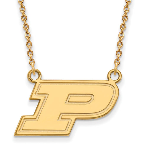 14ky Purdue Small Pendant w/Necklace