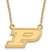 10ky Purdue Small Pendant w/Necklace