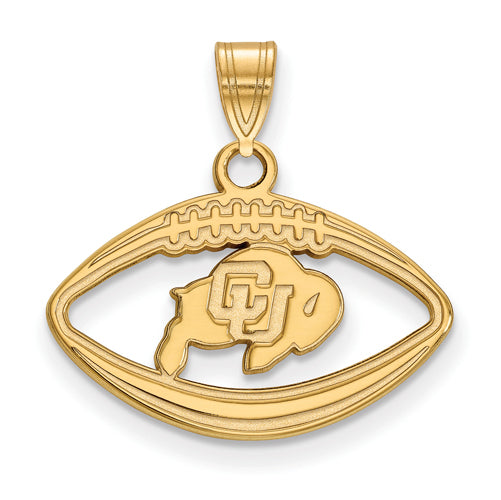SS w/GP University of Colorado Buffalo Pendant in Football