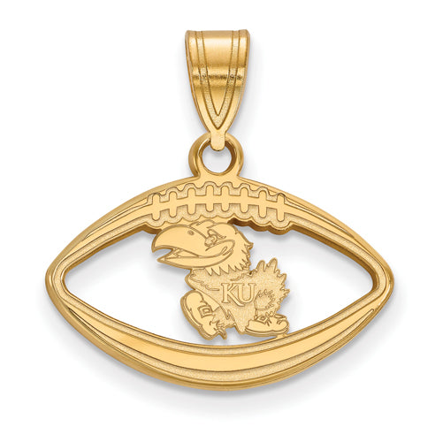 SS w/GP University of Kansas Pendant in Football