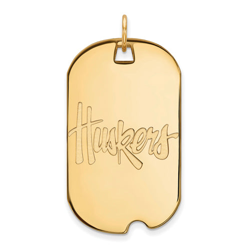 14ky University of Nebraska Large Huskers Dog Tag
