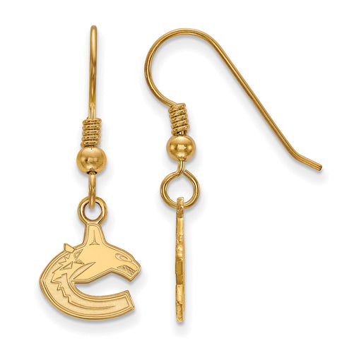 SS GP Vancouver Canucks XS Dangle Earrings Wire