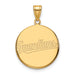 14k Gold MLB LogoArt Cleveland Guardians Large Disc Pendant