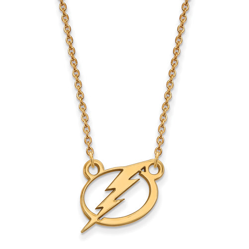 10ky NHL Tampa Bay Lightning Small Pendant w/Necklace