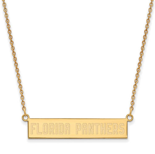 SS GP Florida Panthers Small Bar Necklace