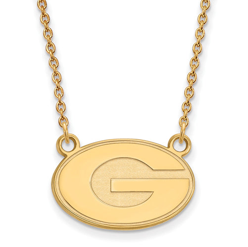 10ky University of Georgia Small Pendant w/Necklace