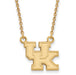SS w/GP University of Kentucky Small UK Pendant w/Necklace
