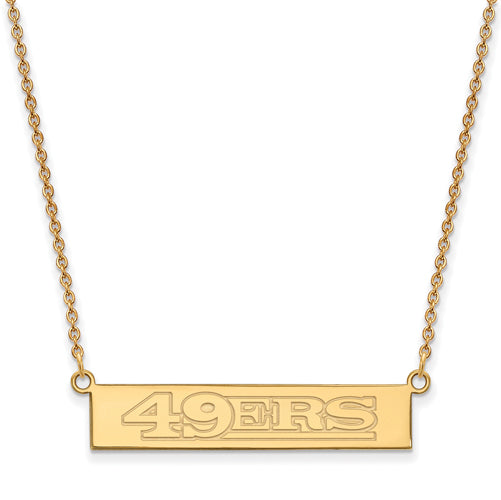 GP San Francisco 49ers Small Bar Necklace