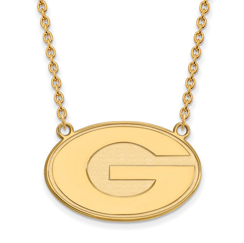 10ky University of Georgia Large Pendant w/Necklace