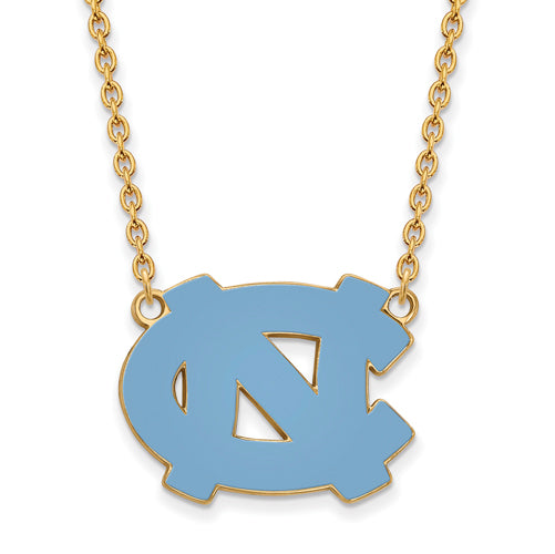 SS w/GP U of North Carolina Large NC Logo w/Necklace