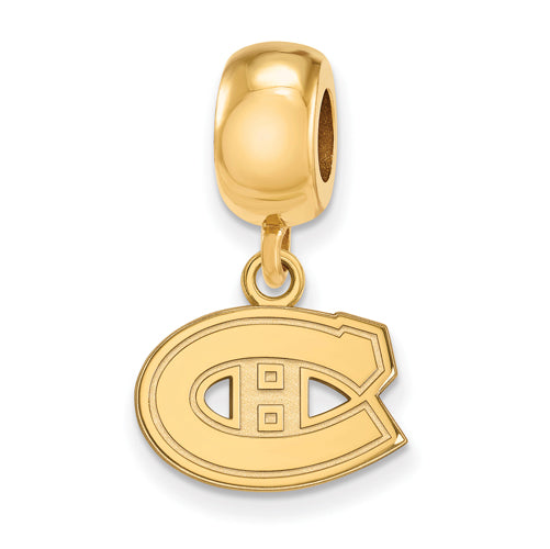 SS w/GP NHL Montreal Canadiens XS Dangle Bead Charm