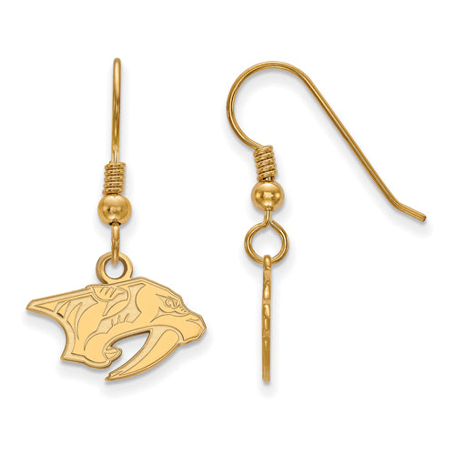 SS GP Logo Art Nashville Predators XS Dangle Earrings Wire
