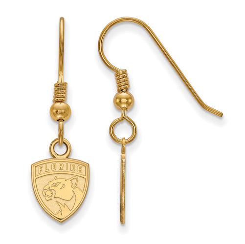 SS GP Florida Panthers XS Dangle Earrings Wire